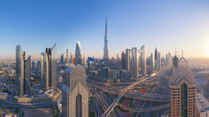 an aerial view of the locations where the best investment properties in Dubai exist